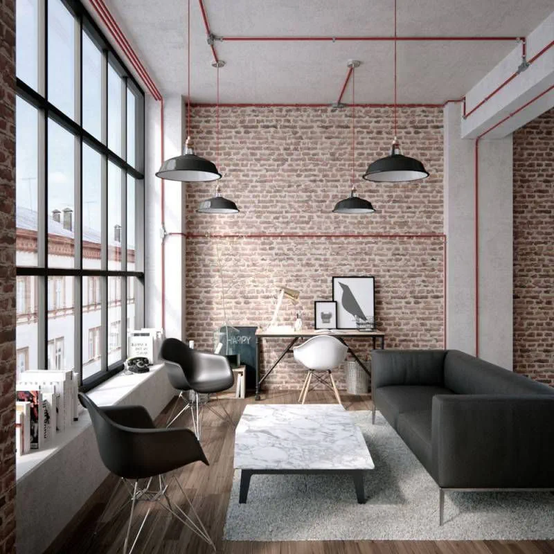 Modern Minimalist Loft Space for Multigenerational Living