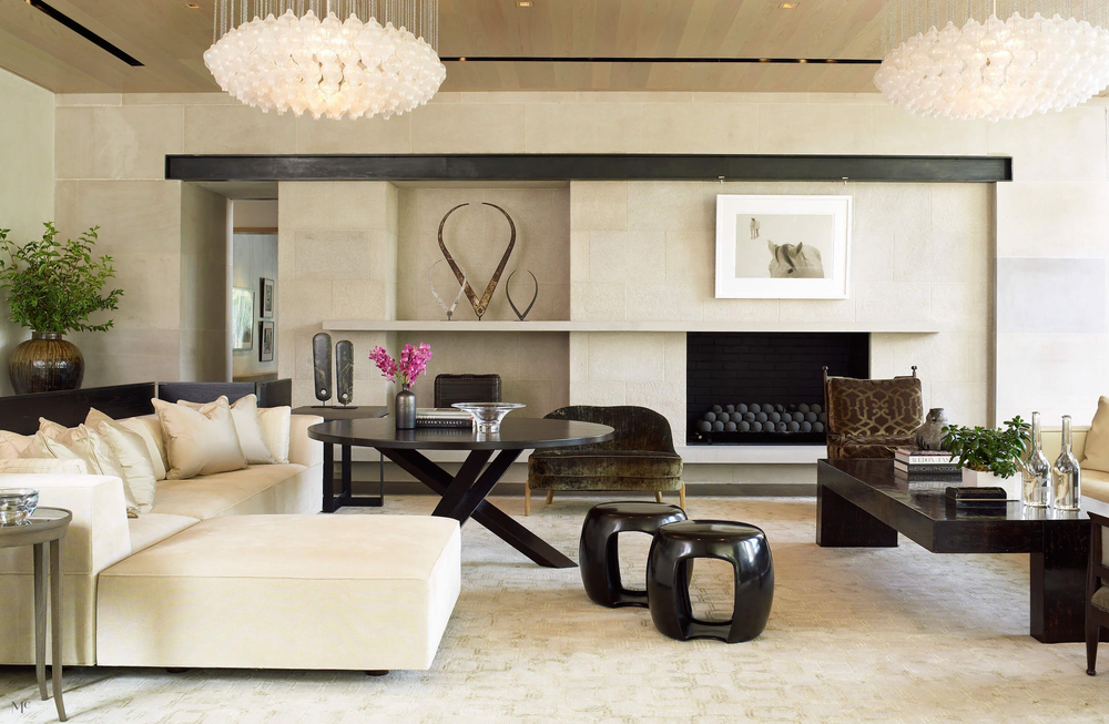 Serene Wabi-sabi Living Room Design