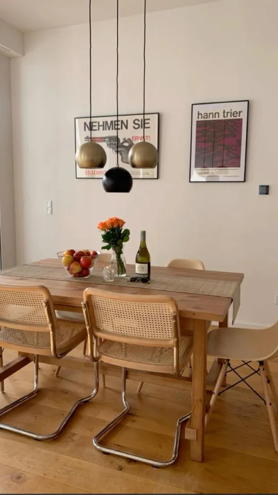 Sophisticated Modern Industrial Dining Space