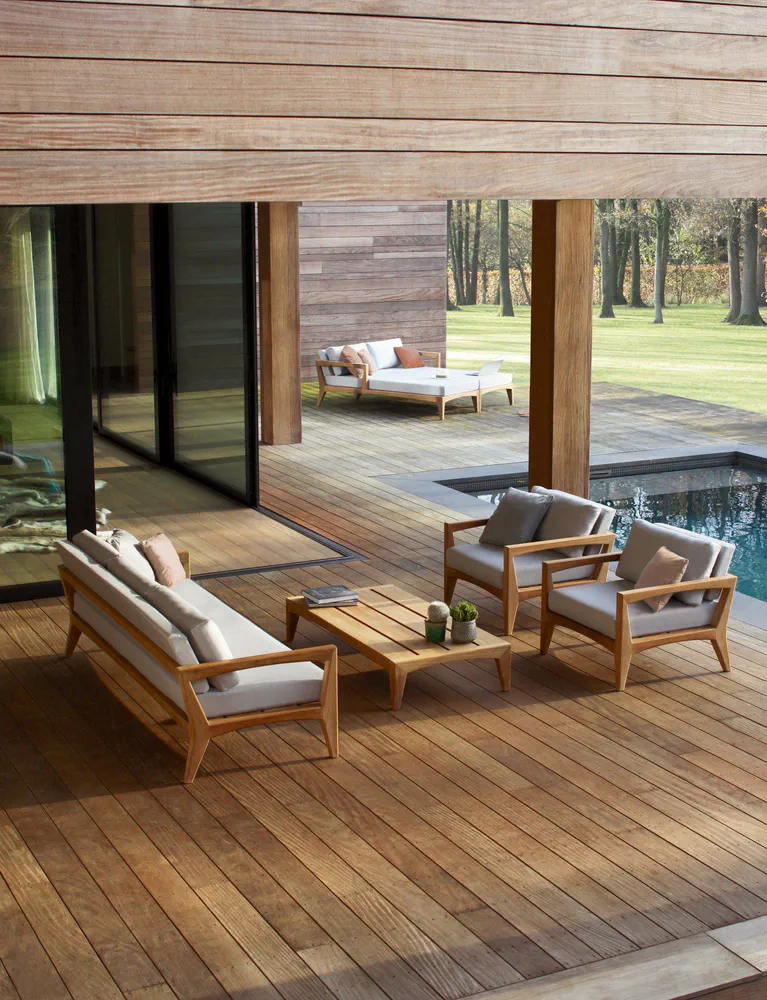 Modern Rustic Patio Elegance