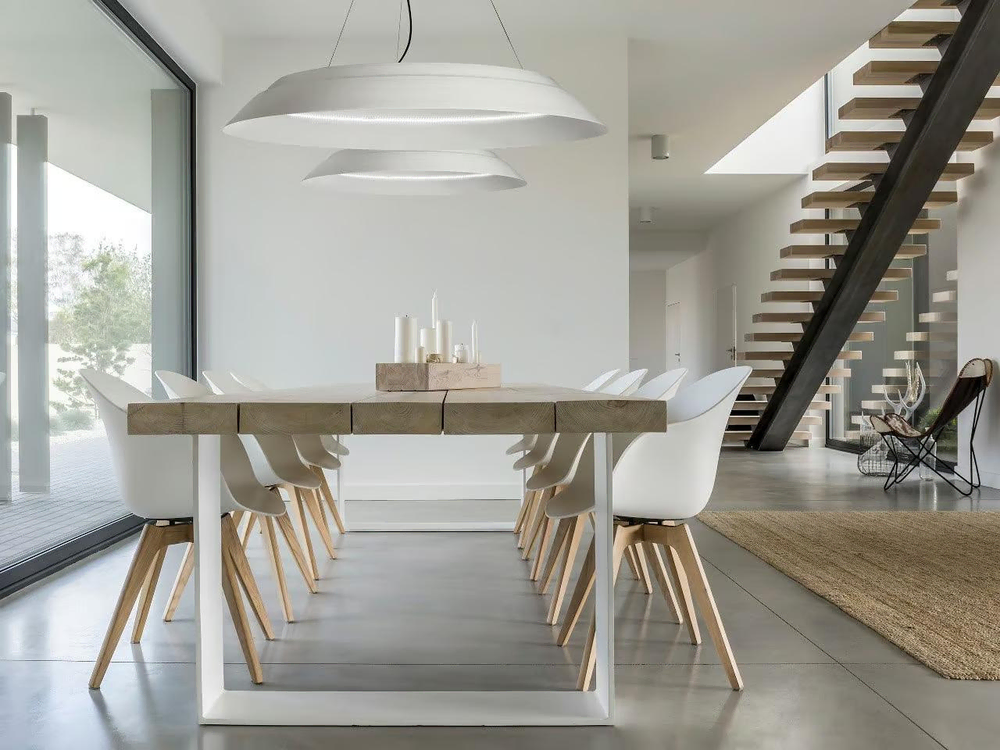 Modern Coastal Hampton Style Dining Room with Home Elevator