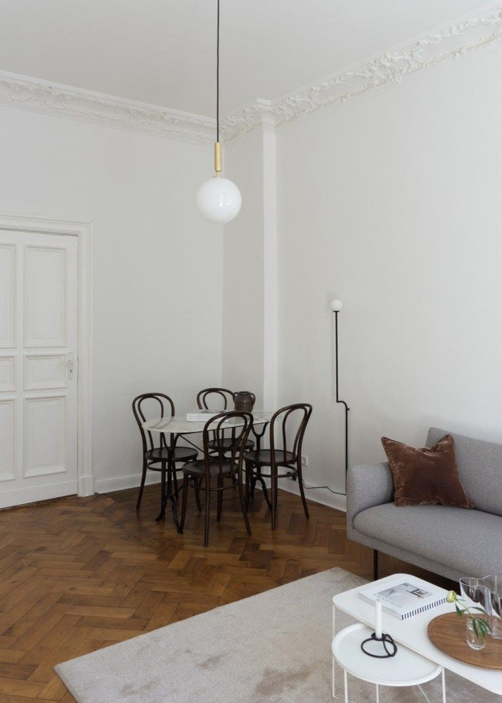 Classic Parisian Minimalist Dining