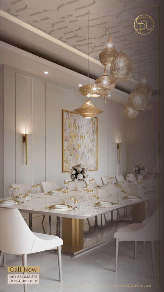 Modern Dining Room Design: Optimizing Space in a Compact City Apartment