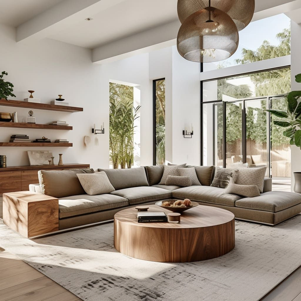 Elegant Living Room for Client Entertainment