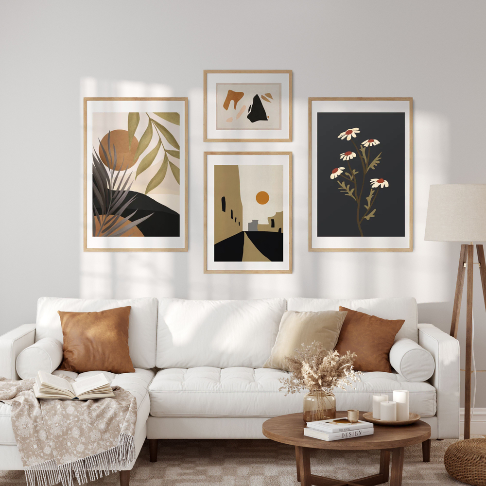 Modern Minimalist Living Room with Eco-Friendly Design