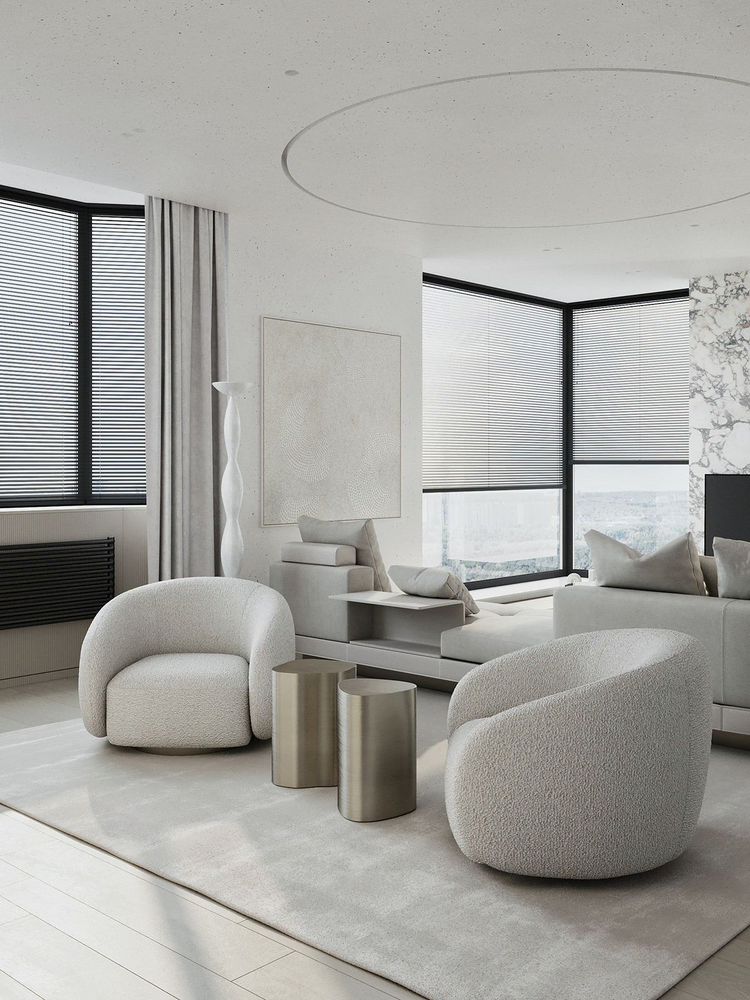 Elegant Modern Minimalist Living Room