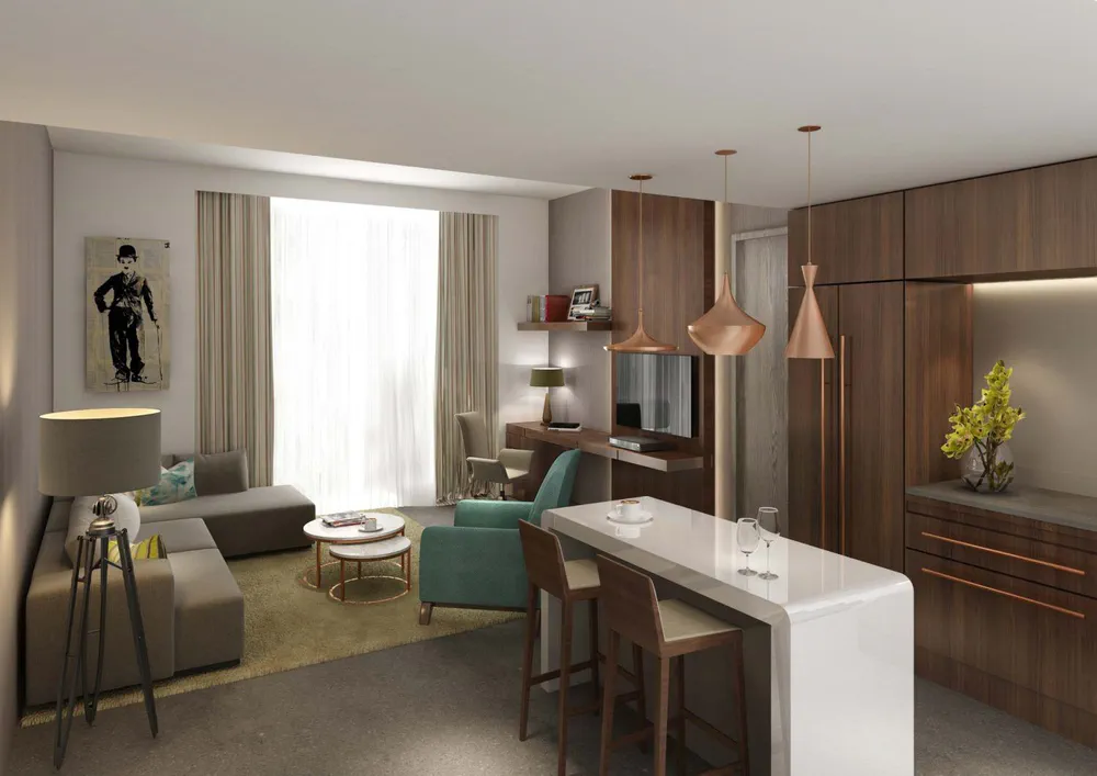 Modern Eco-Friendly Living Room Design for a Venture Capitalist