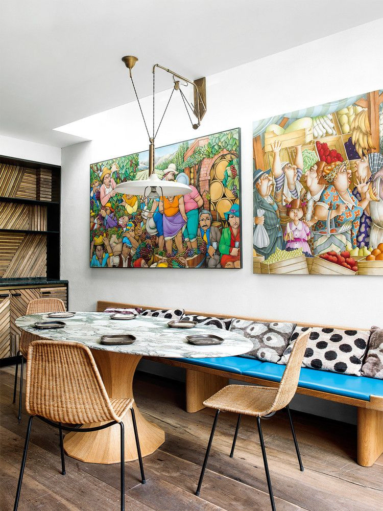 Bohemian Chic Dining Nook