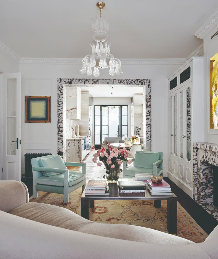 Modern Bauhaus Living Room Design for a Local Celebrity