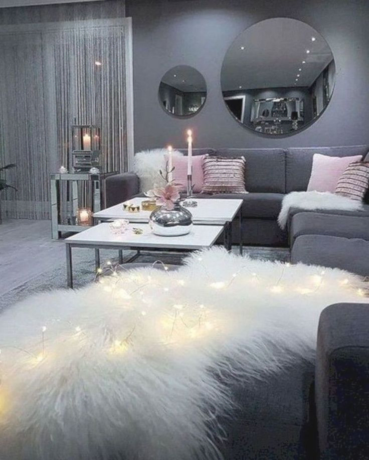 Modern Glam Showcase Living Room