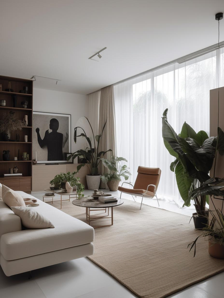 Modern Minimalist Living Room