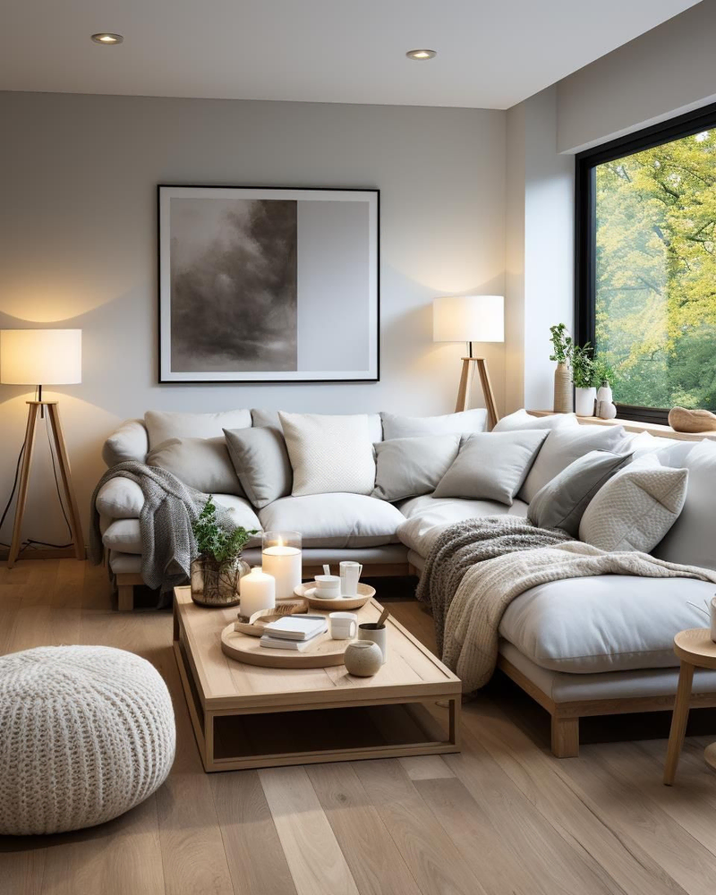 Rustic Modern Living Fusion