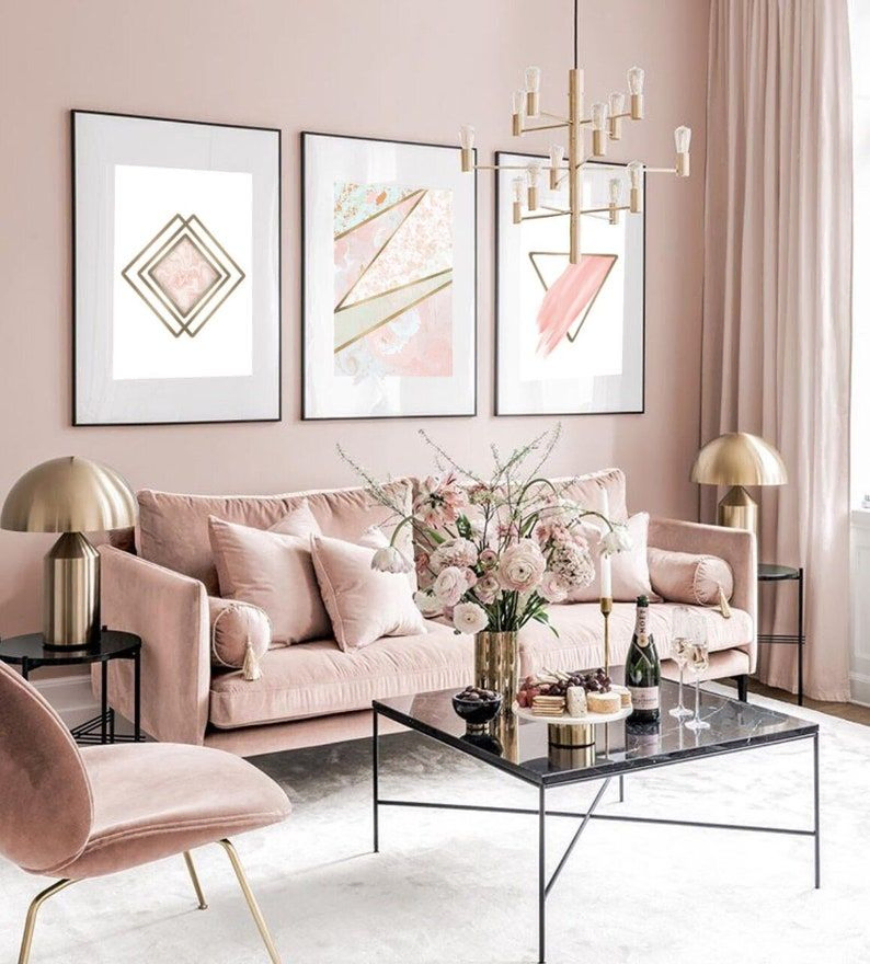 Modern Eclectic Living Room Design