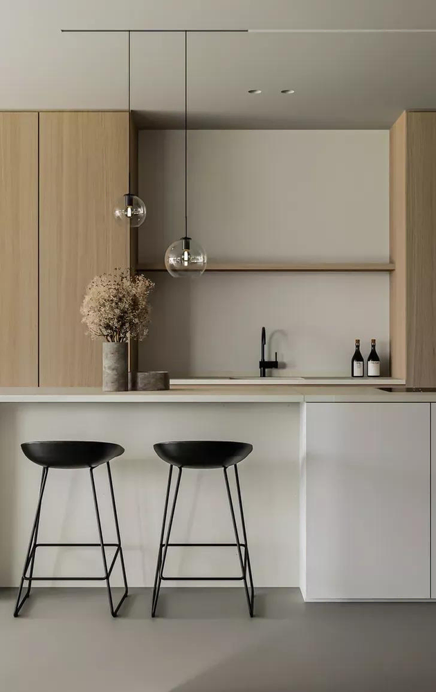 Sleek Modern Minimalist Kitchen