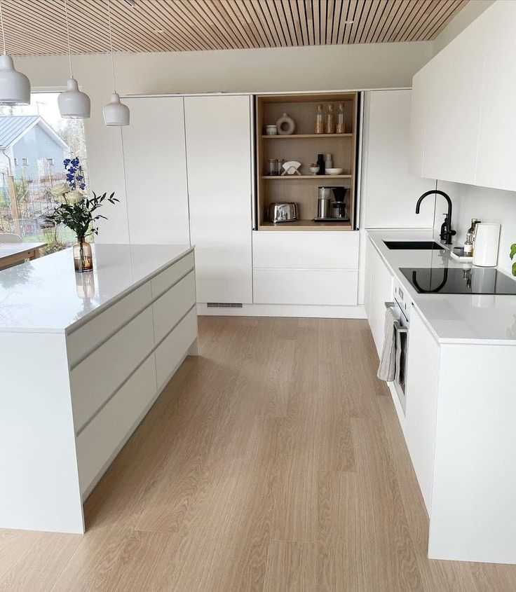 Modern Minimalist Kitchen: Sustainable, Energy-Efficient Home Design