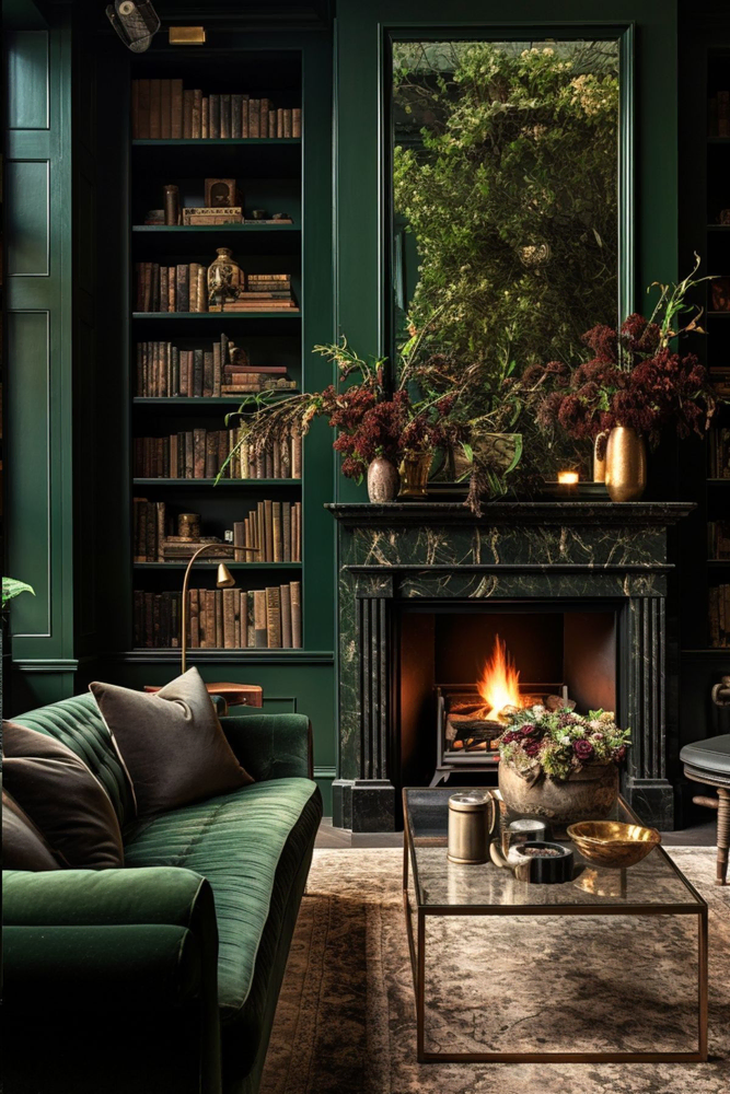 Elegant Vintage Reading Nook