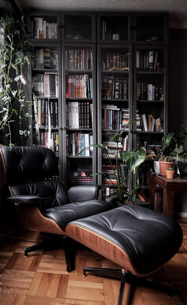 Modern Industrial Reading Hideaway