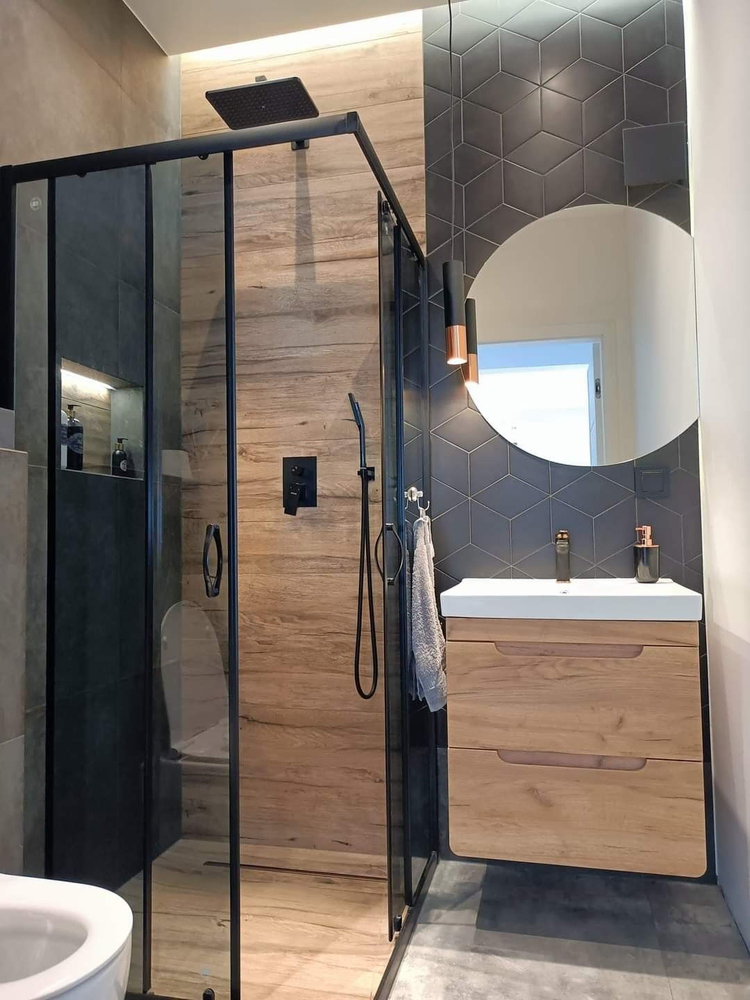 Modern Chic Country Retreat Bathroom