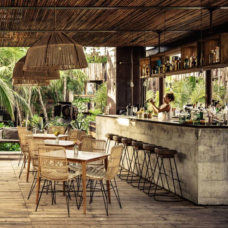 Modern Rustic Outdoor Patio Design