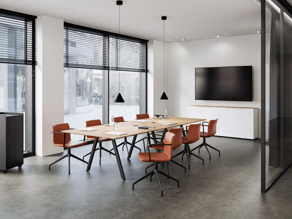 Modern Minimalist Conference Room Design