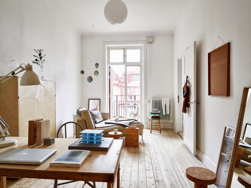 Serene Scandinavian Minimalist Space