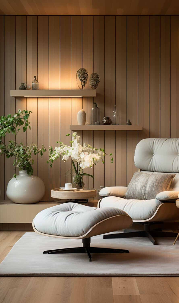 Modern Minimalist Living Room Design for a Film Producer