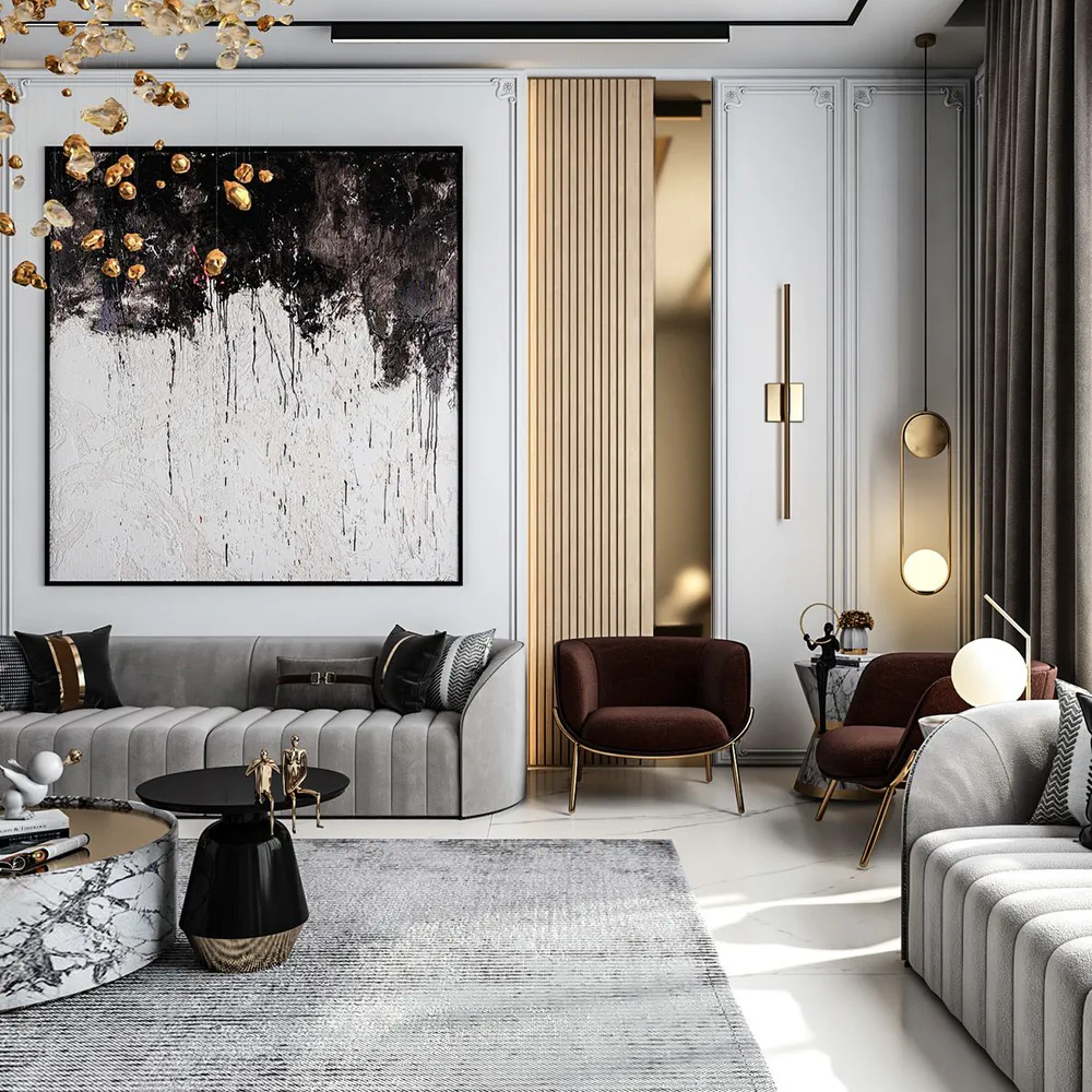 Modern Luxe Living Room Inspiration