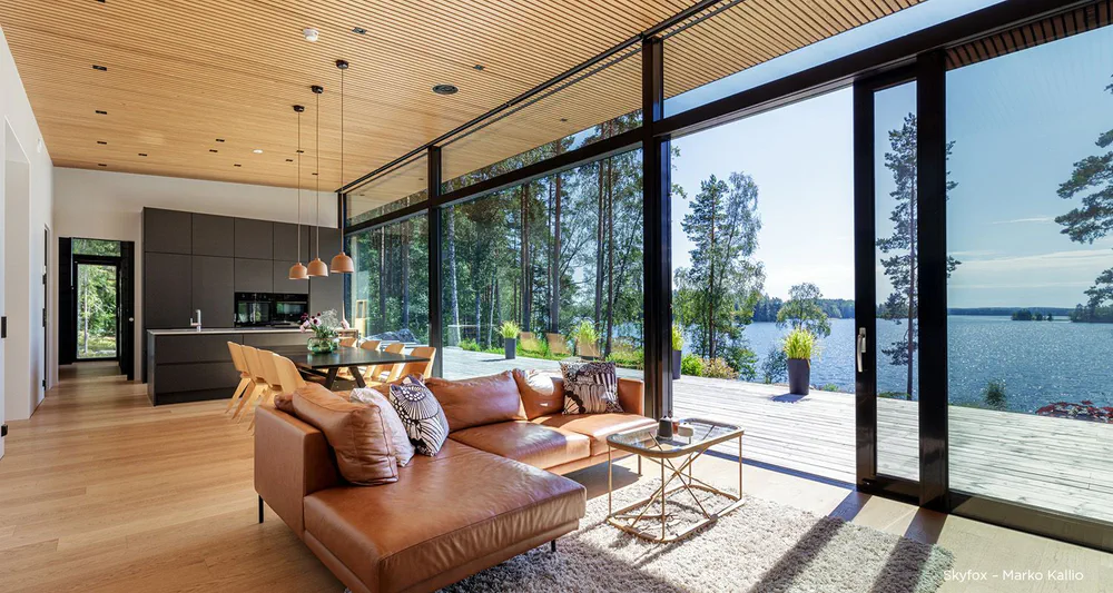 Contemporary Mediterranean Living Room Design