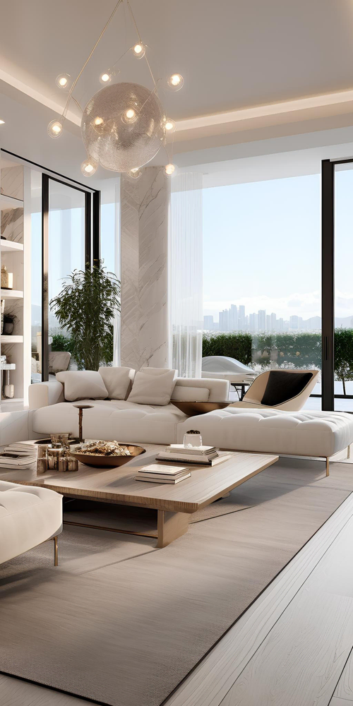 Modern Penthouse Renovation: Maximizing City and Sea Views