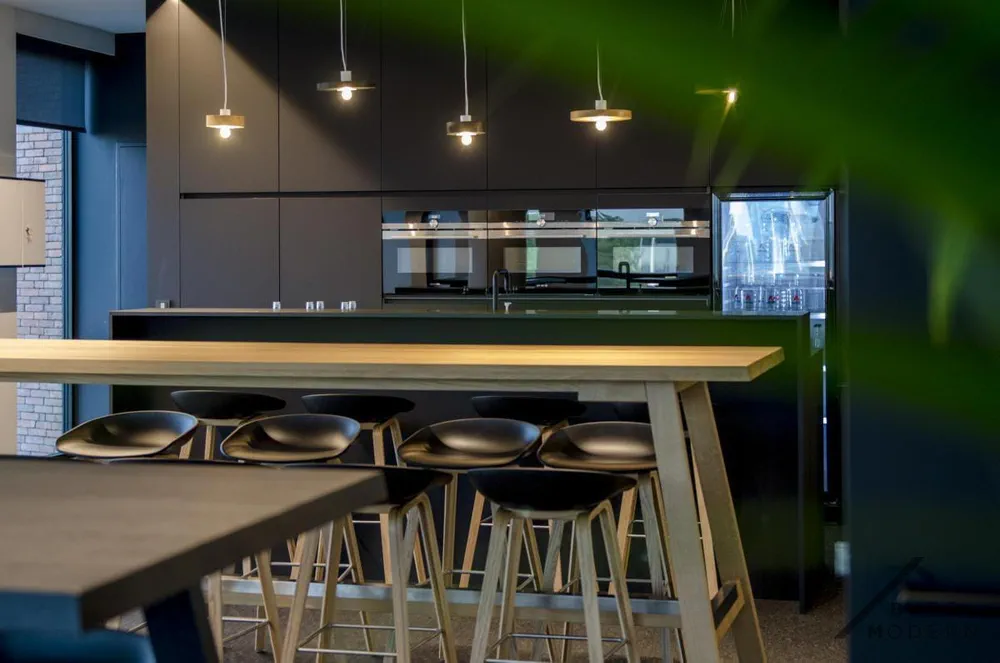 Modern Kitchen Design for a Luxury Car Dealership Owner