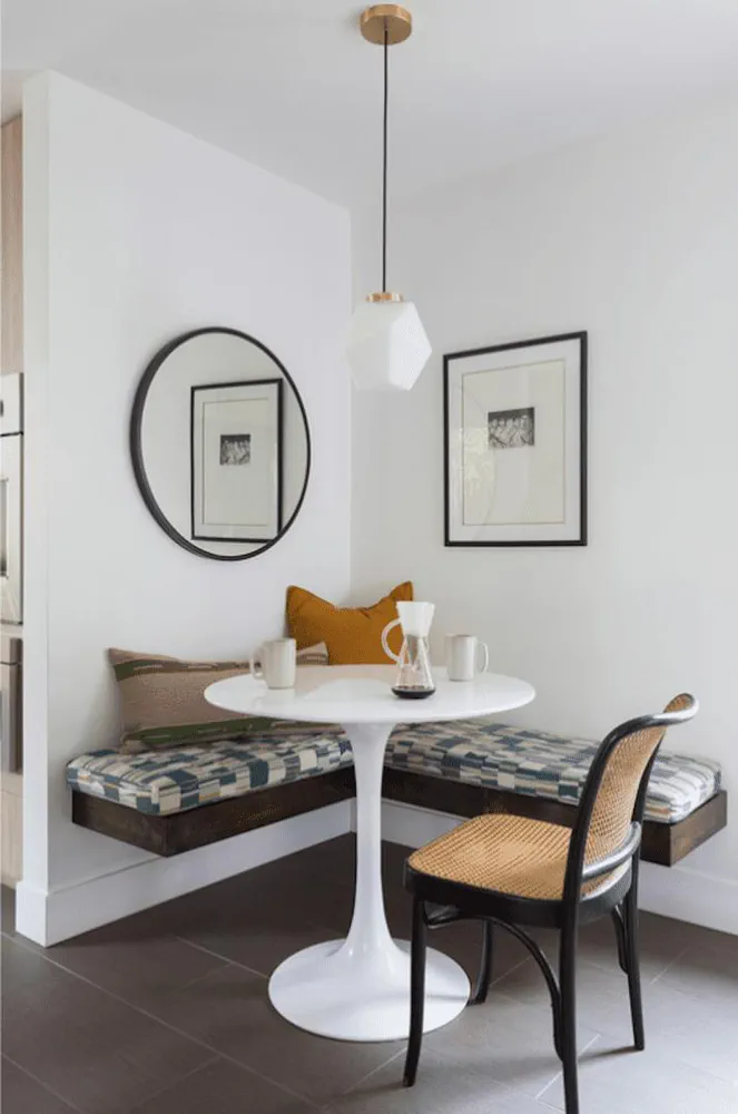 Elegant Wabi-Sabi Breakfast Nook Design