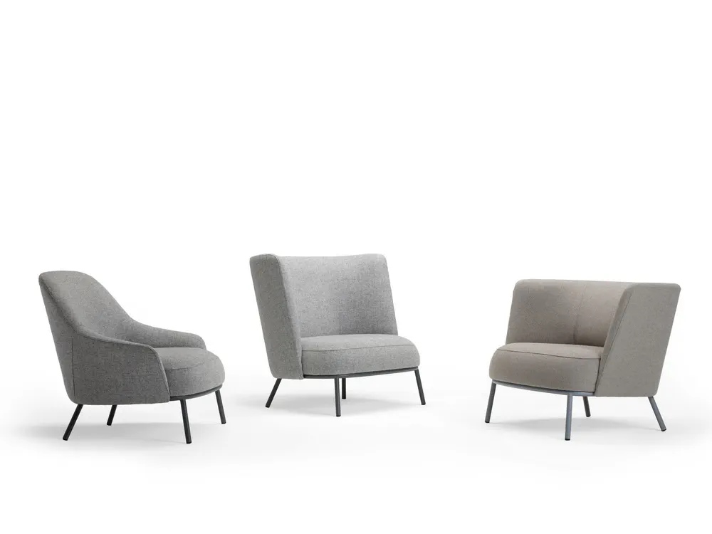 Shift Low Fabric Armchair Offecct fabric armchair Interiu