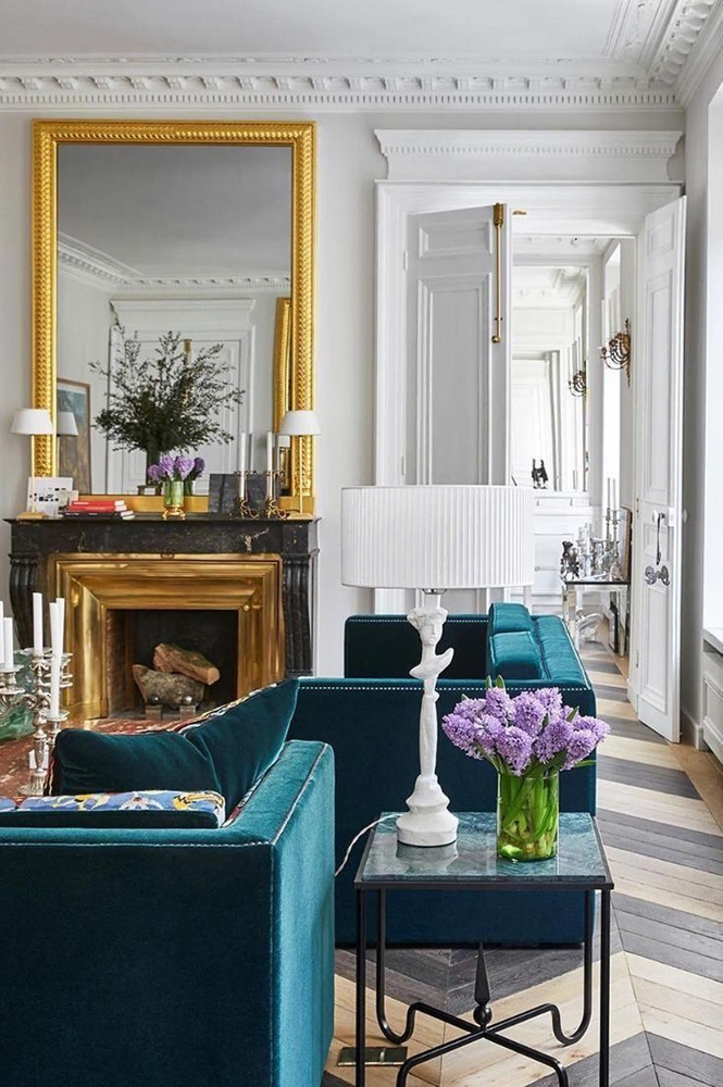 Eclectic Luxe Living Room