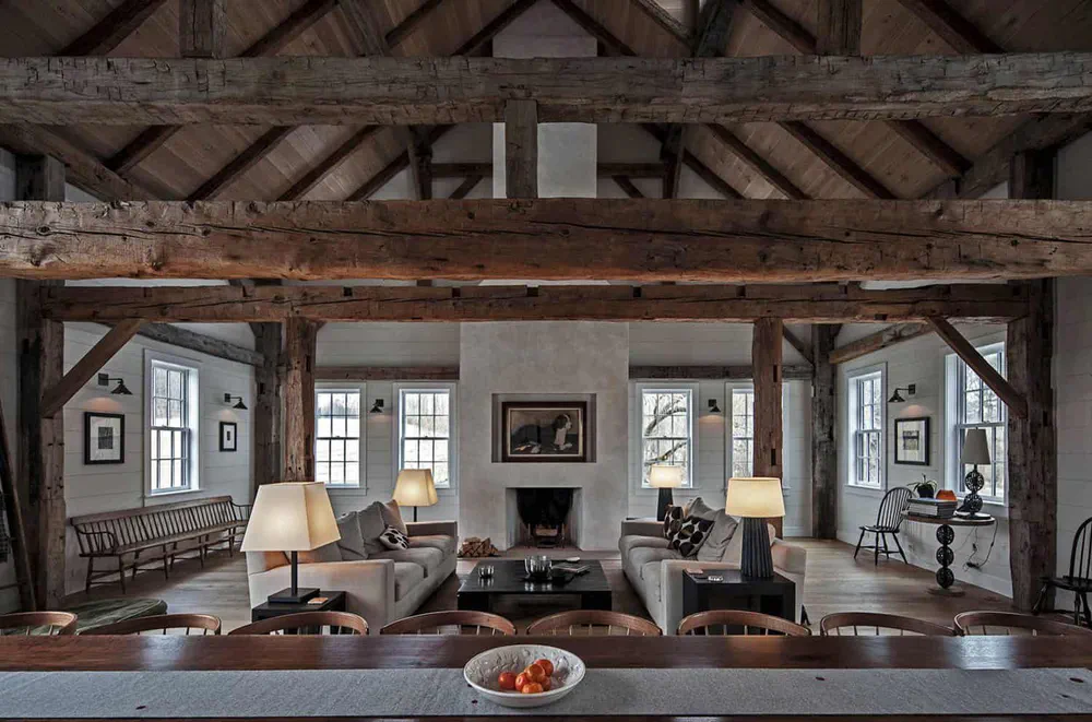 Rustic Minimalist Living Room