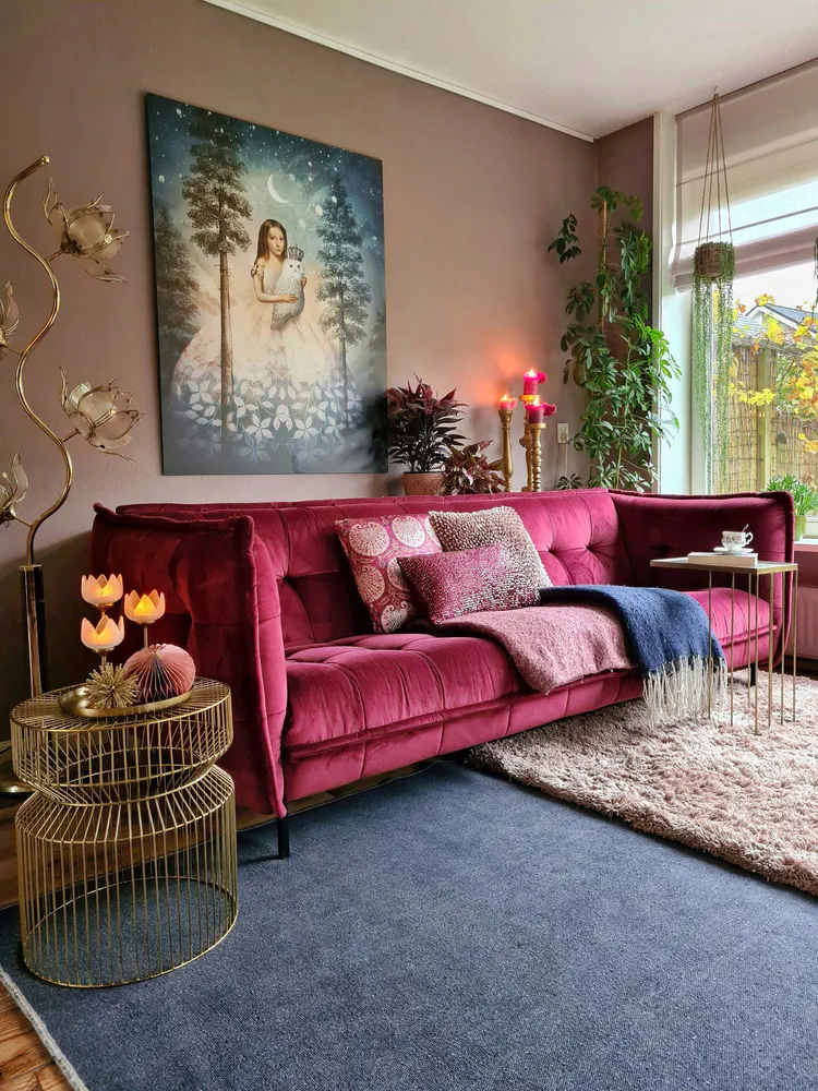 Contemporary Art Deco Living Room