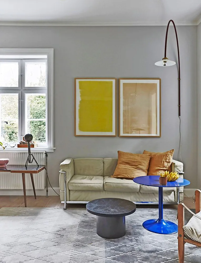 Eclectic Modern Living Space