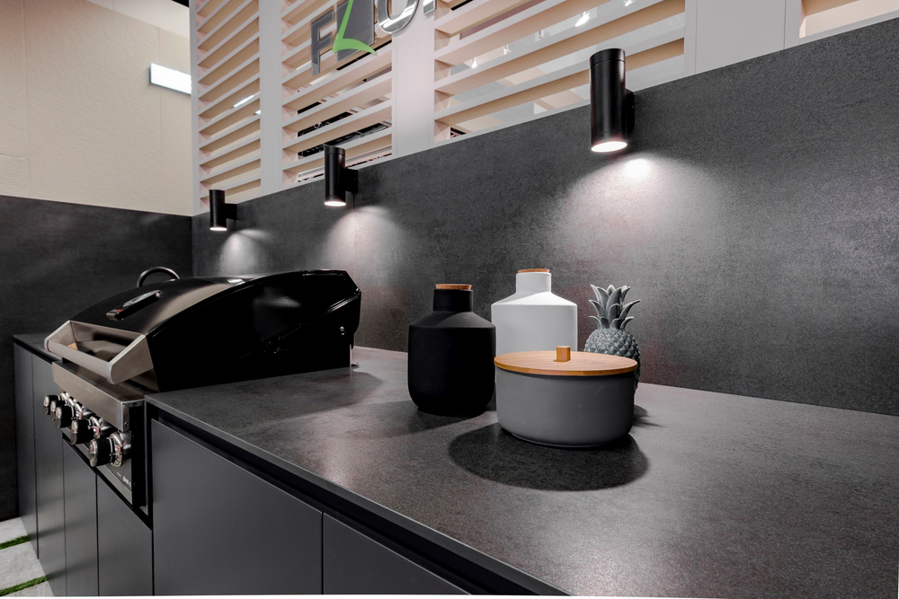 Urban Loft Dining Room with Modern Kitchen