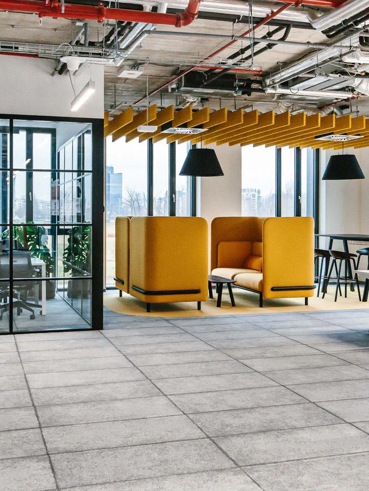 Modern Office with Chic Industrial Style