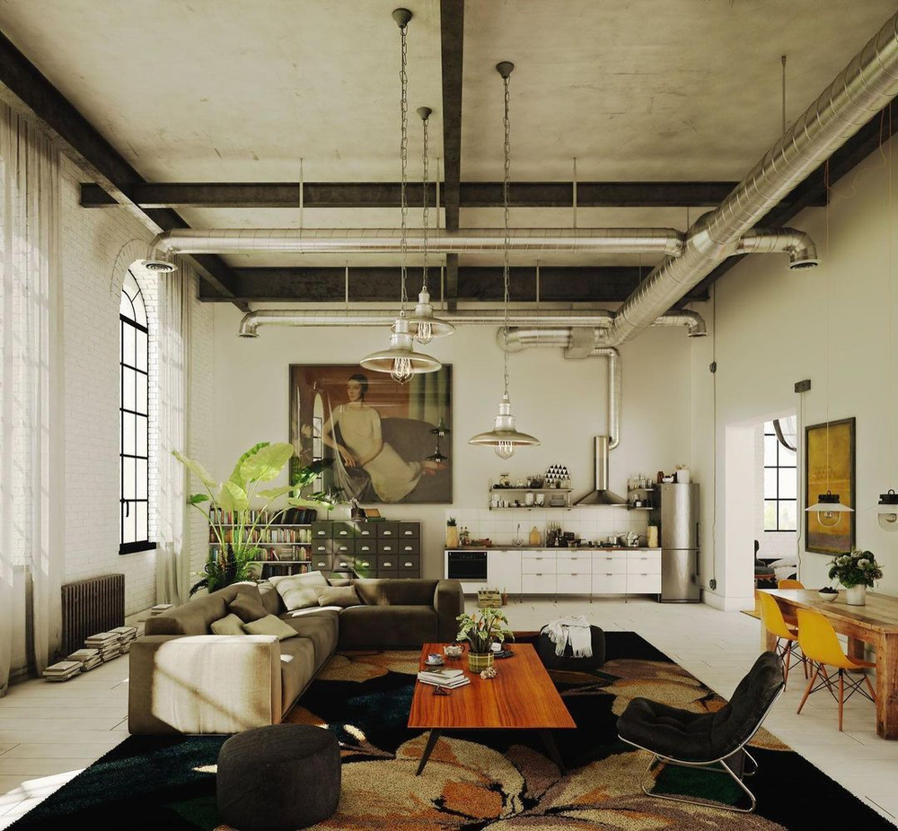 Industrial Modern Villa Transformation
