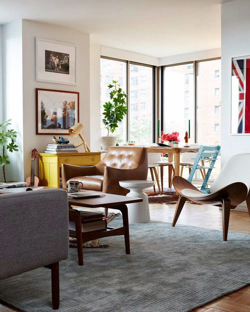 Modern Eclectic Living Nook