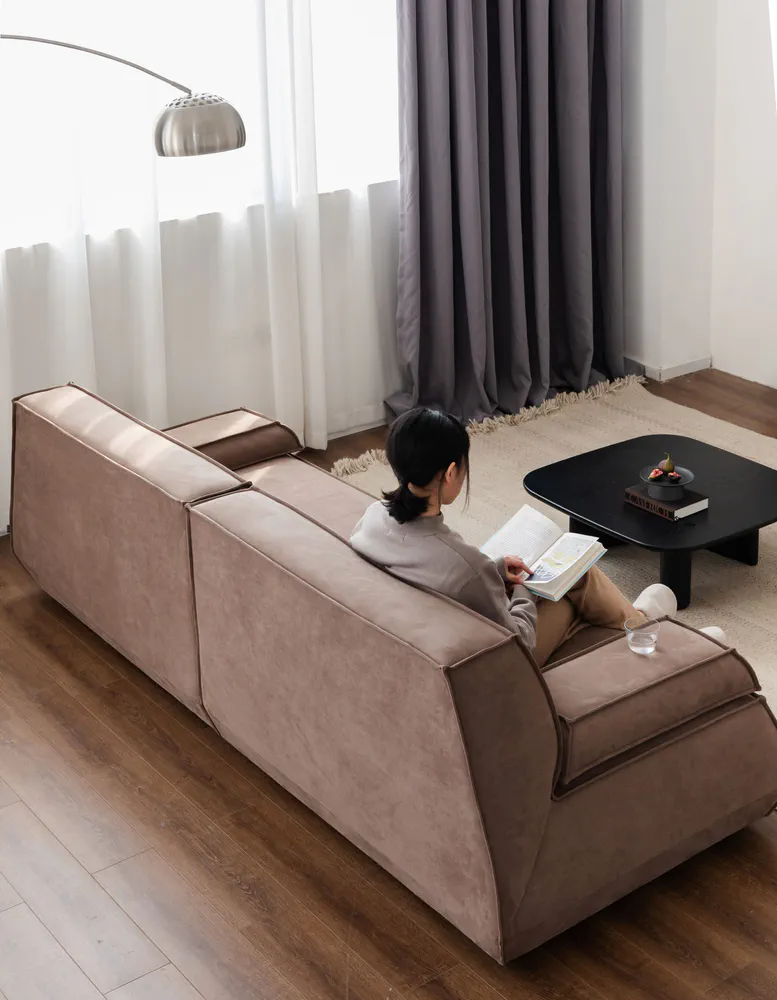 Urban Loft Living Room Design for a Luxury Lifestyle Blogger