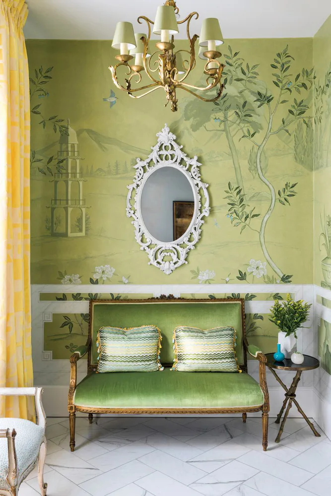 Luxurious French Revival Sunroom