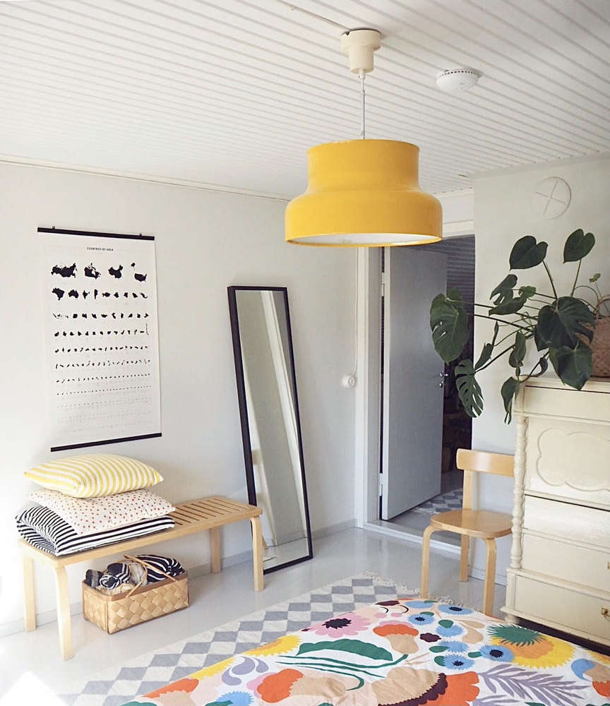 Modern Living Room with Professional Music Studio