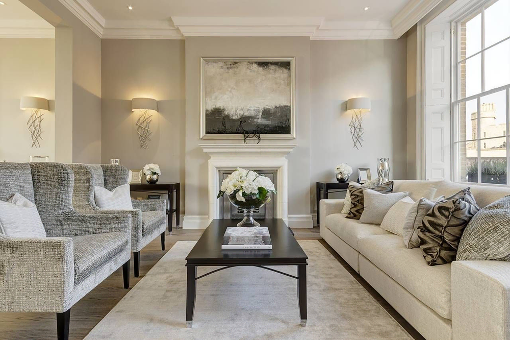Modern Living Room Design for a Marketing Agency CEO