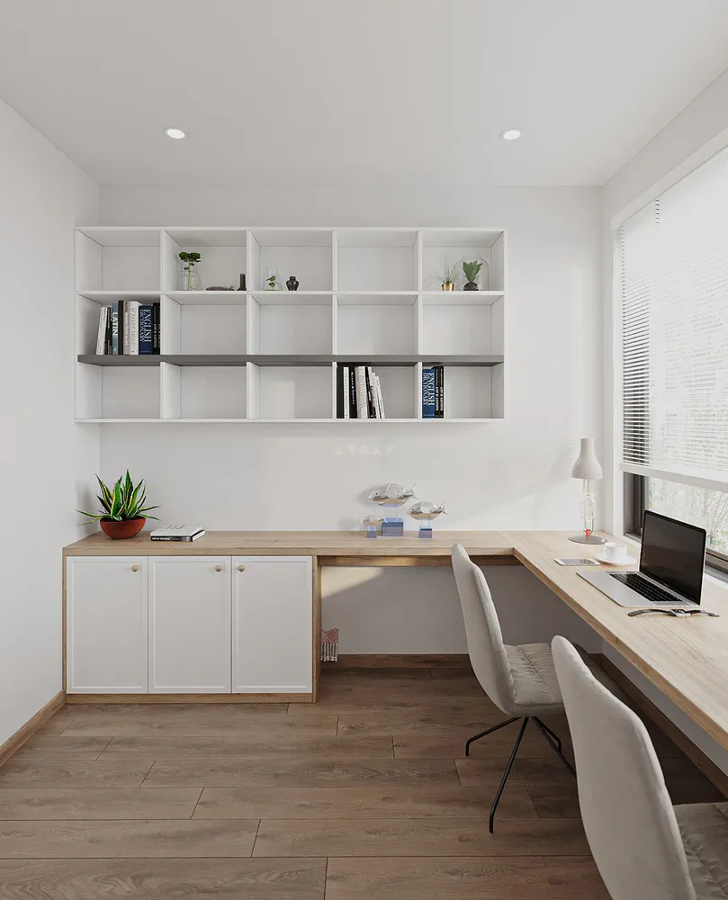 Minimalist Elegance: A Modern Workspace