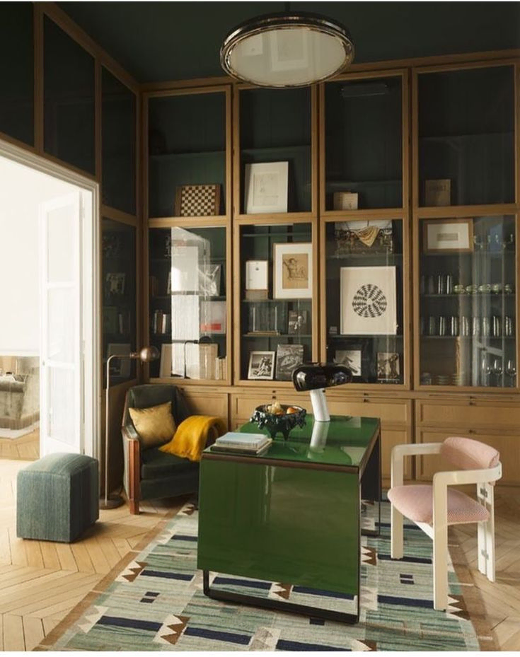 Eclectic Bauhaus Dining Oasis