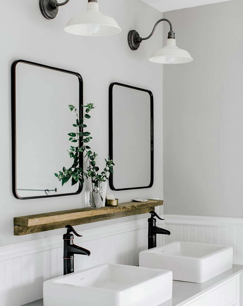 Modern Chic Country Retreat Bathroom