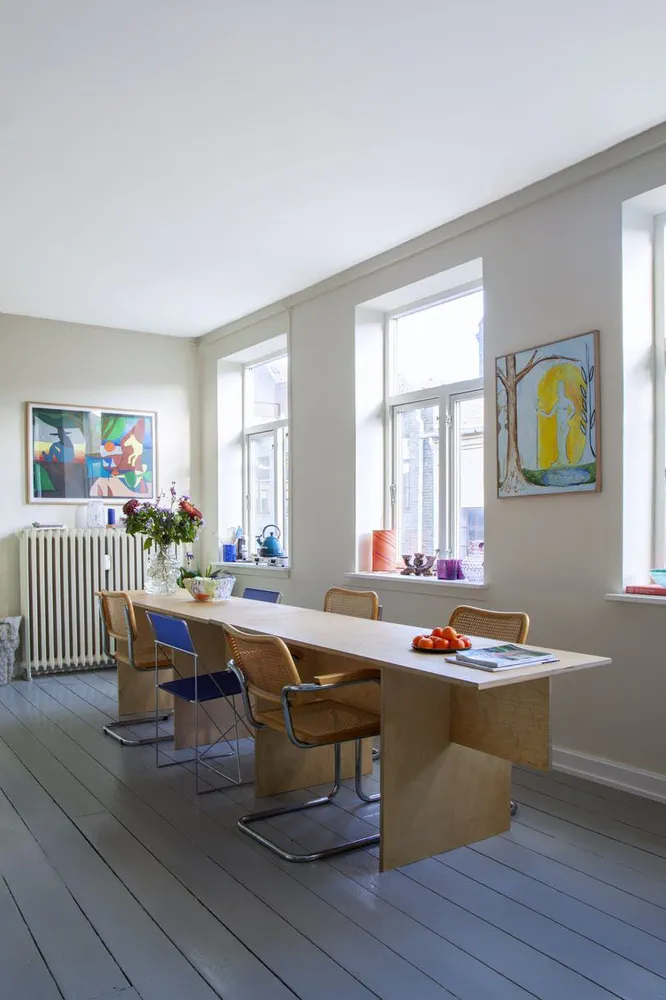 Modern Nordic Noir Dining Room