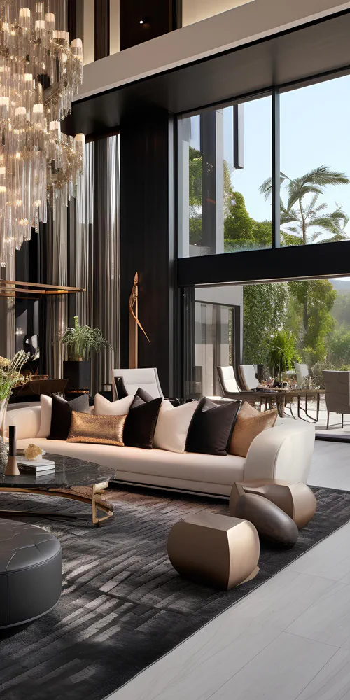 Contemporary Elegant Living Room