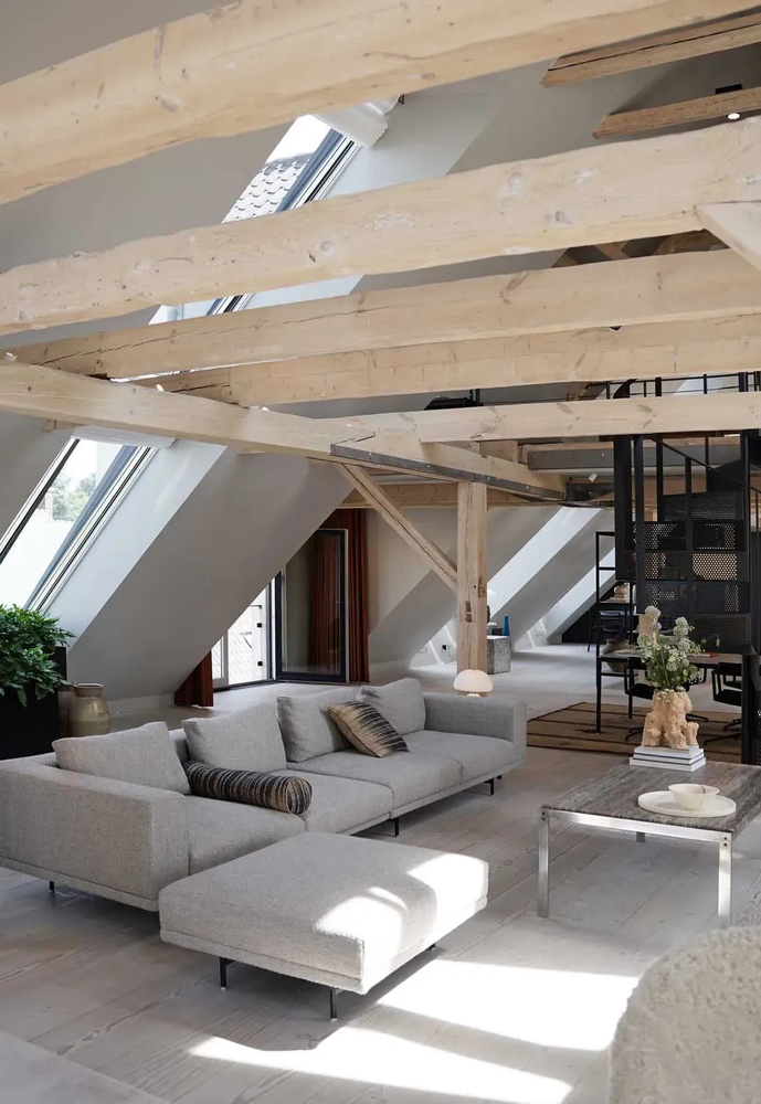 Modern Industrial Living Room